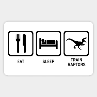 Eat Sleep Train Sticker